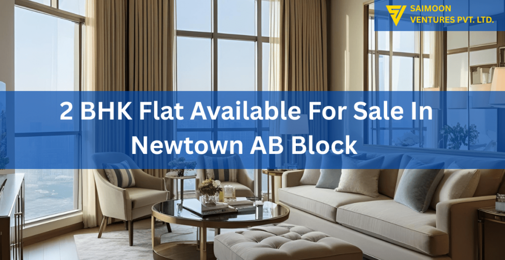2 bhk flat sale in Newtown ab block