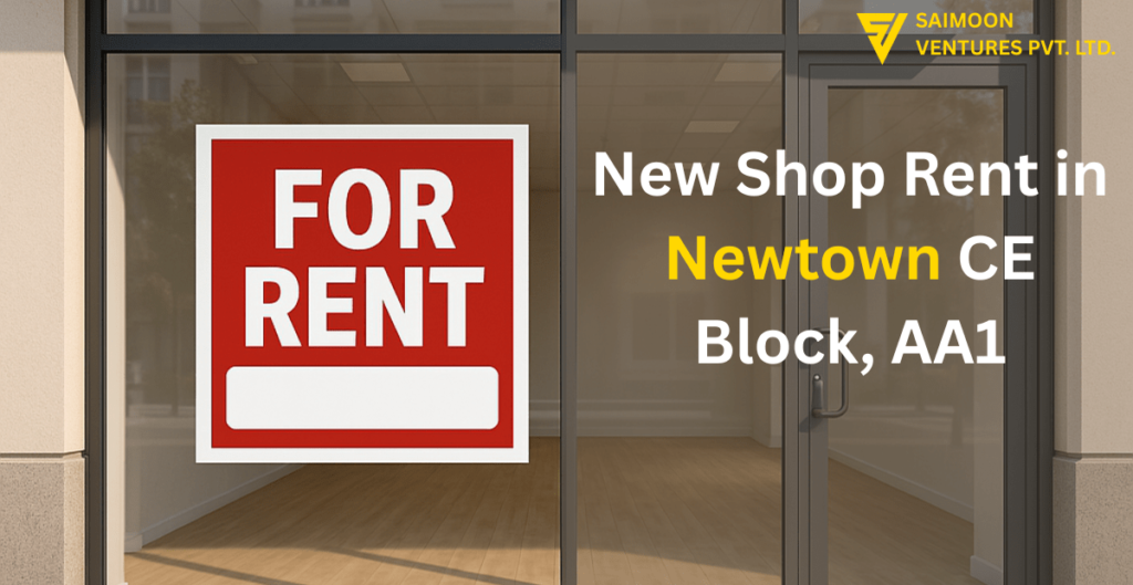 shop rent in newtown