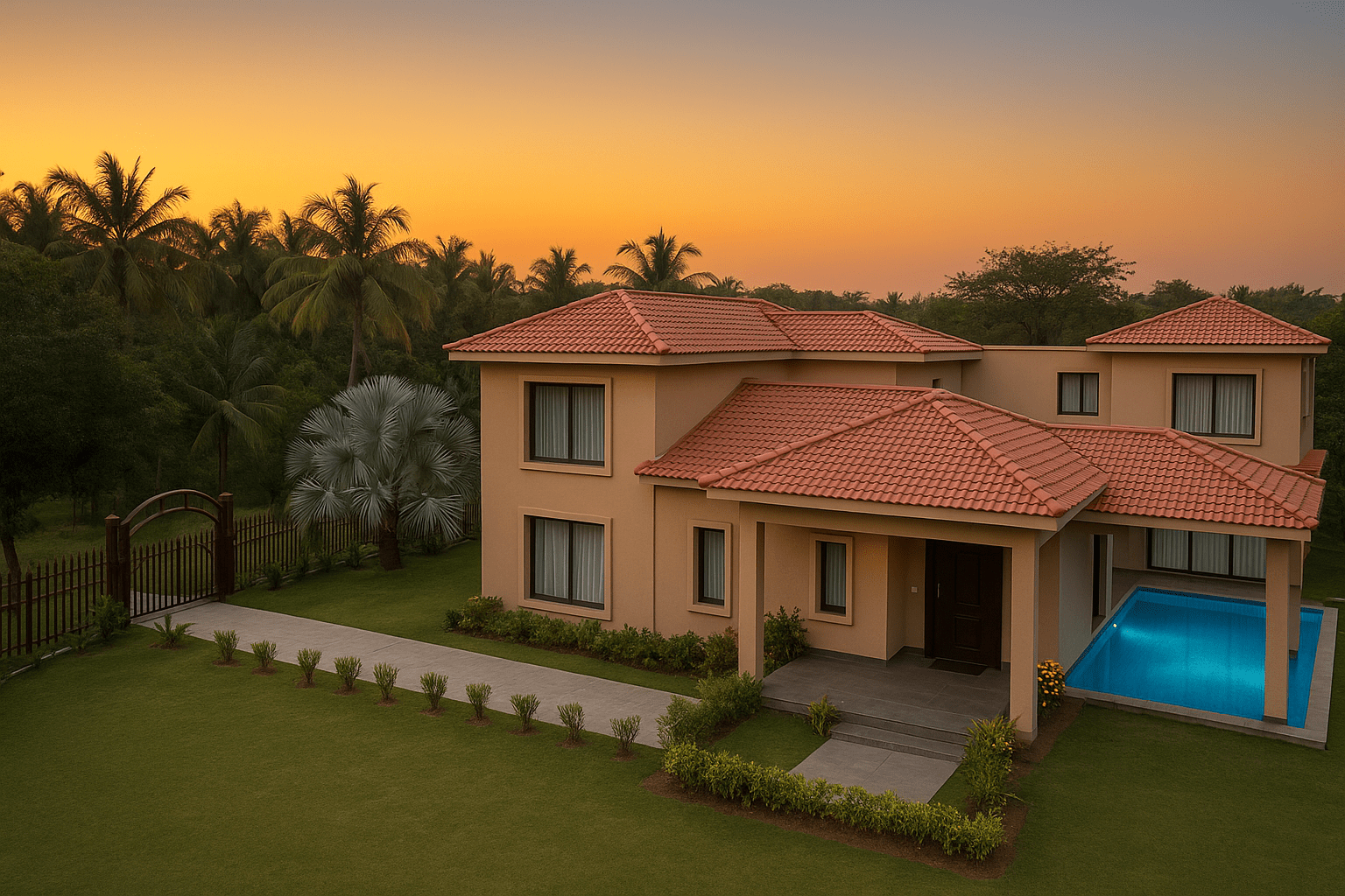vedic village farm bungalow price in 1.65 Crores